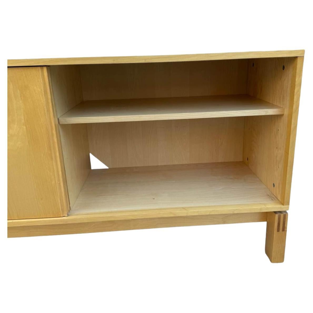 Suédois Crédence IKEA vintage scandinave moderne en bouleau blond de Niels Gammelgaard