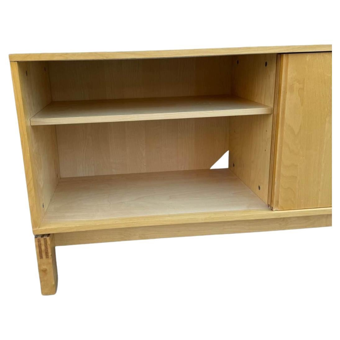 Travail du bois Crédence IKEA vintage scandinave moderne en bouleau blond de Niels Gammelgaard