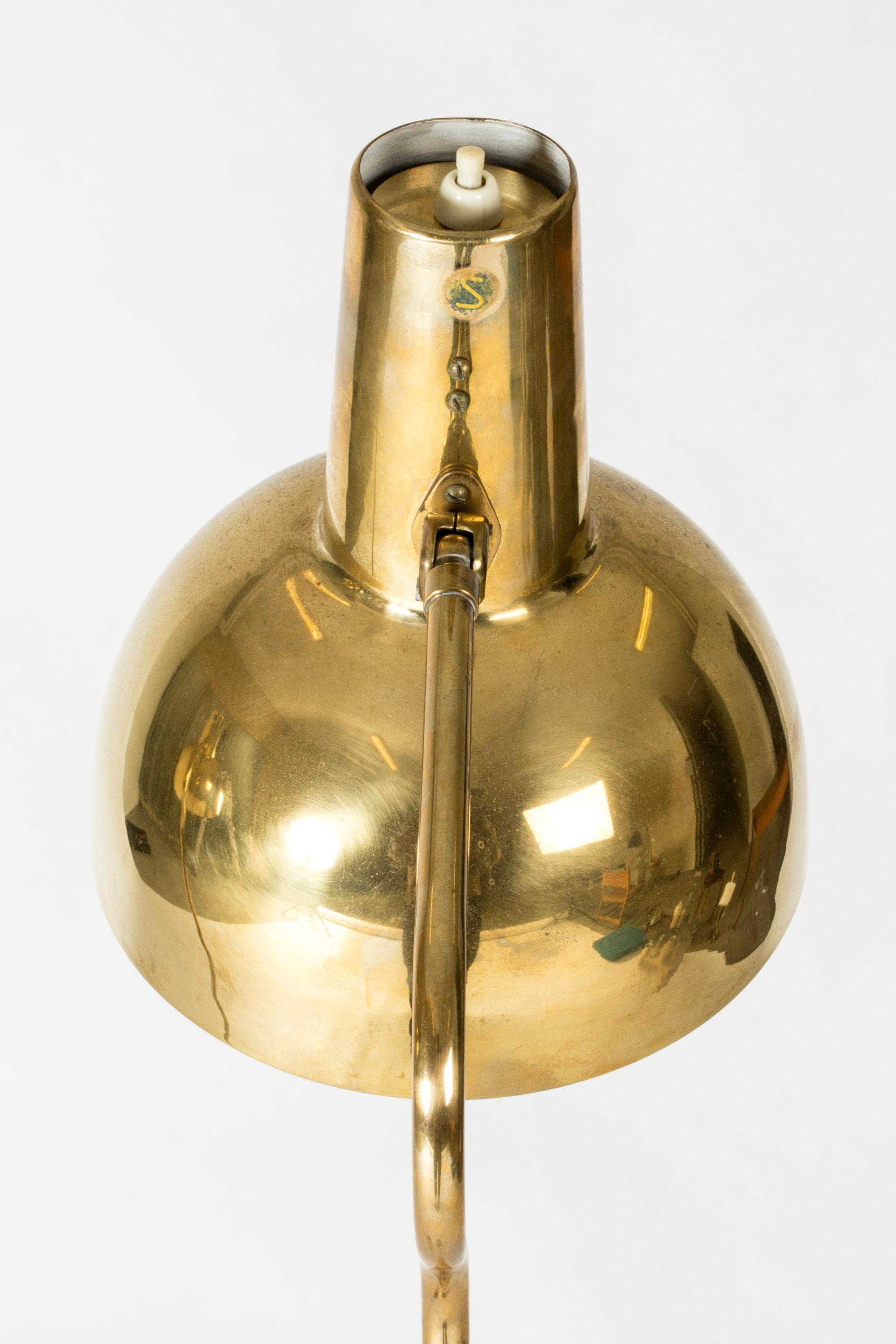 Vintage Scandinavian Modern Brass Floor Lamps, ASEA, Sweden, 1950s For Sale 4