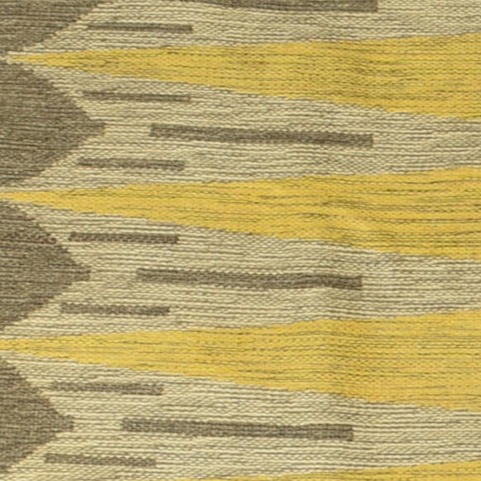 Vintage Scandinavian Modern Double Sided Swedish Rug by Ingrid Dessau, 1960s For Sale 1