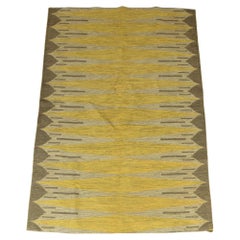 Vintage Scandinavian Modern Double Sided Swedish Rug by Ingrid Dessau, 1960s