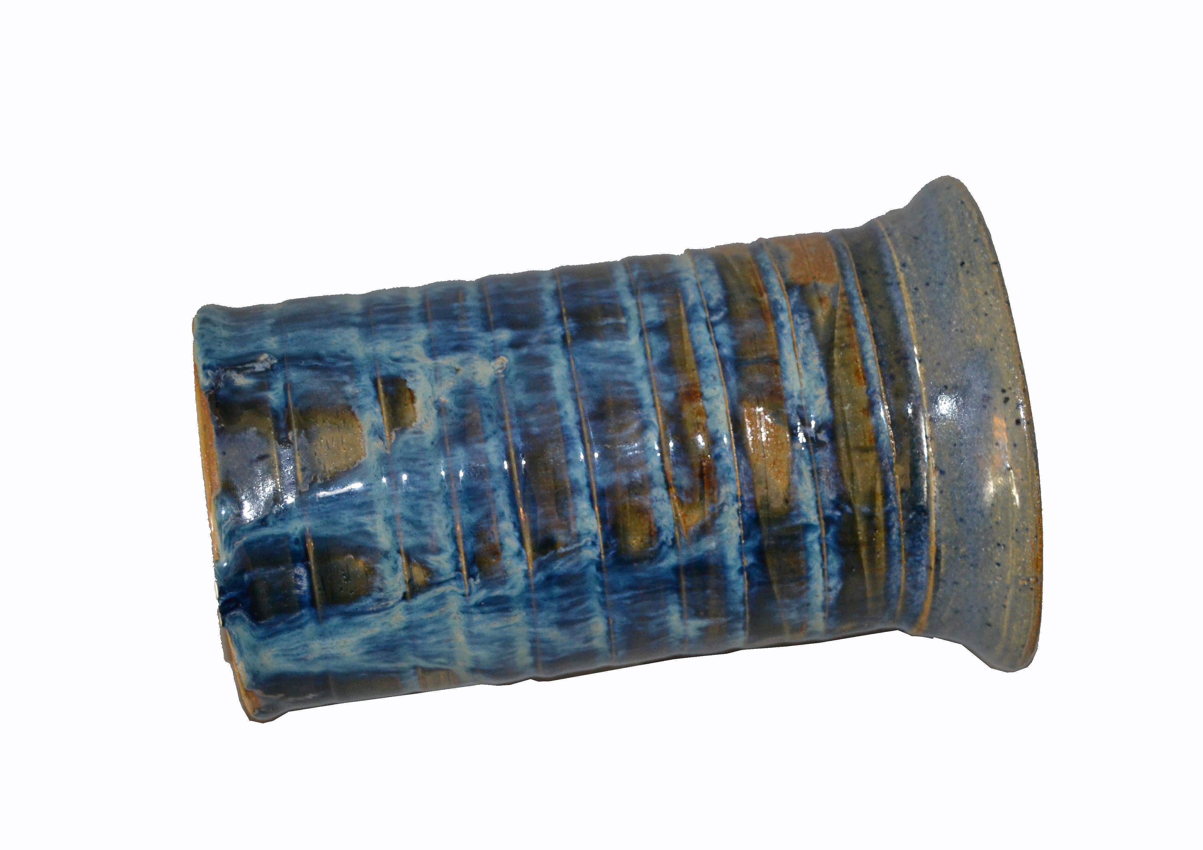 blue decorative vase