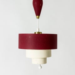 Vintage Scandinavian Modern pendant by Bertil Brisborg, NK, Sweden, 1930s