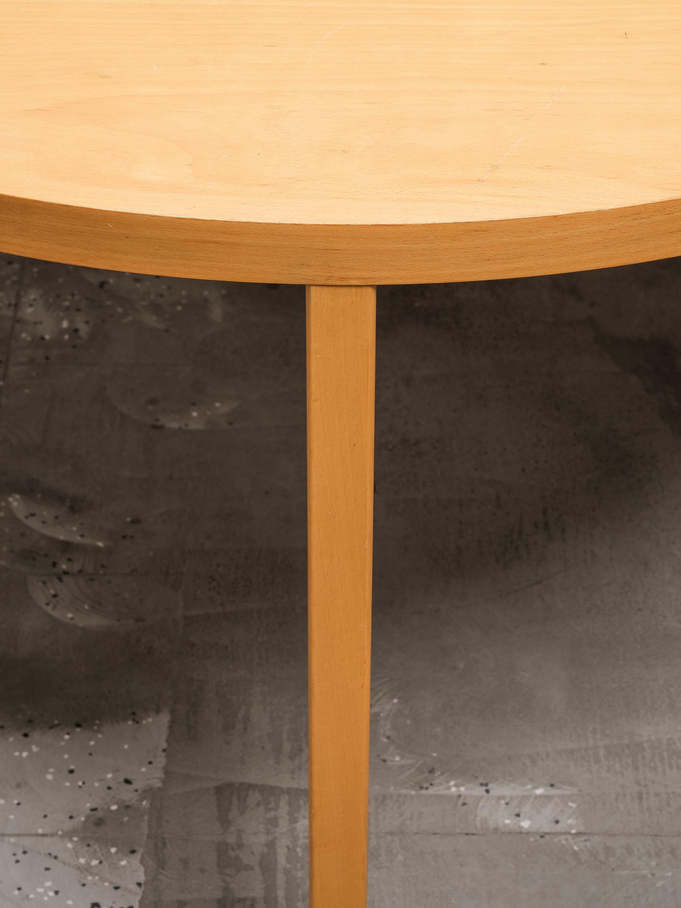 Frêne Table de salle à manger module scandinave vintage en frêne en vente