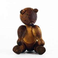 Vintage Scandinavian Oak Bear by Kaj Bojesen Denmark
