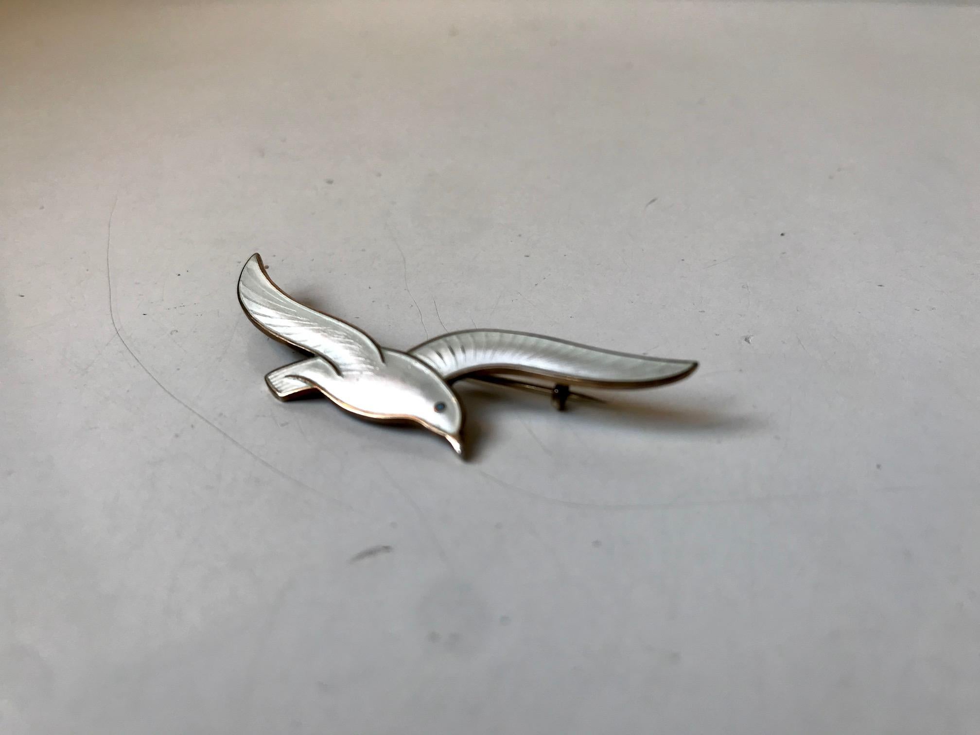 peace dove brooch