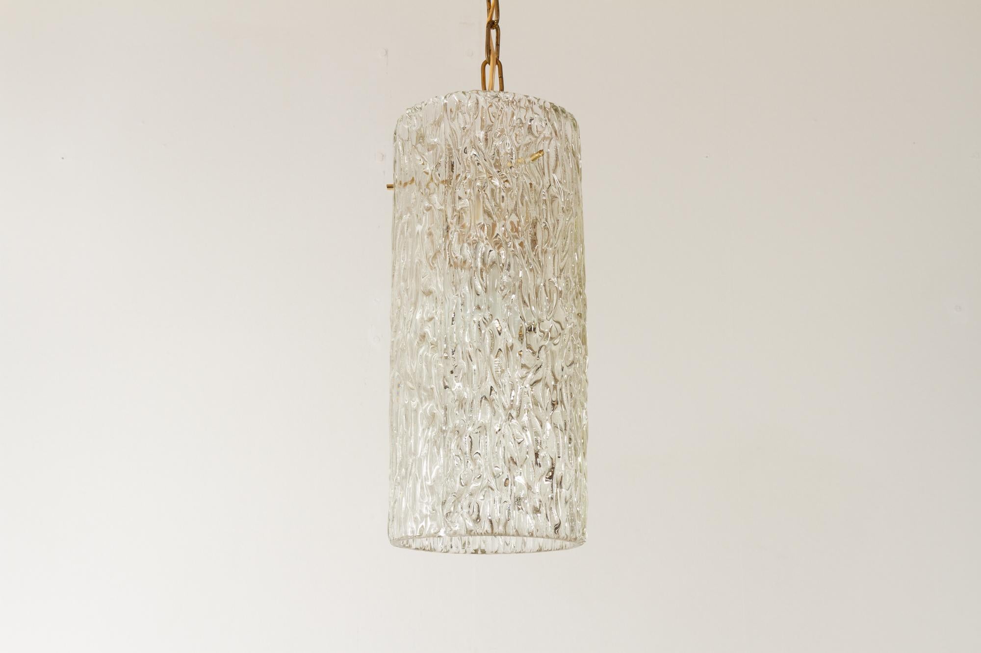 Vintage Scandinavian Pendant by Carl Fagerlund for Orrefors 1960s In Good Condition In Asaa, DK