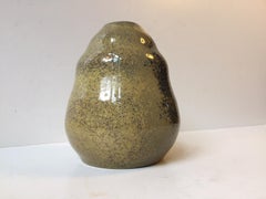 Vintage Scandinavian Pottery Vase by Henning Nilsson for Höganäs, 1950s