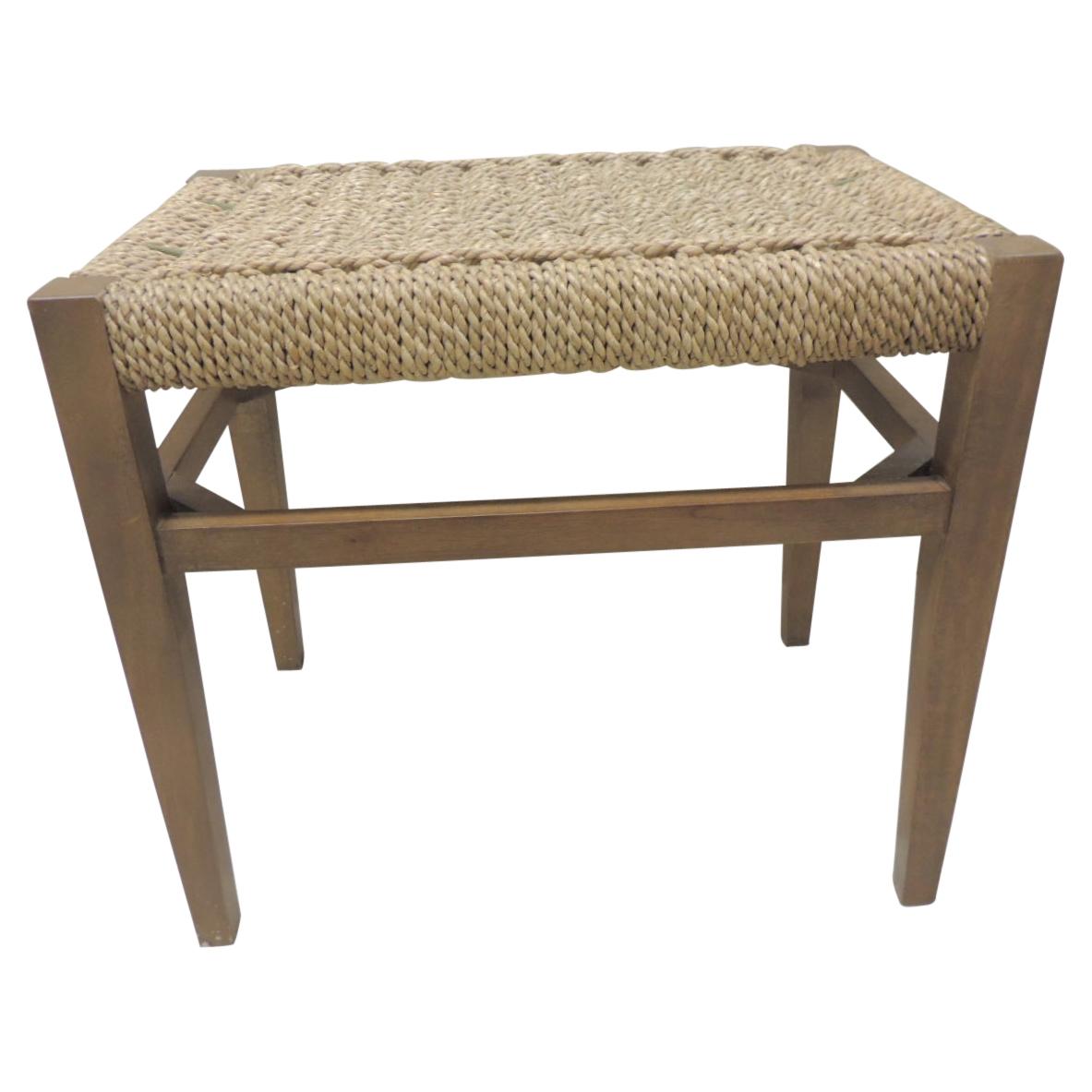 Vintage Scandinavian Rectangular Stool at 1stDibs