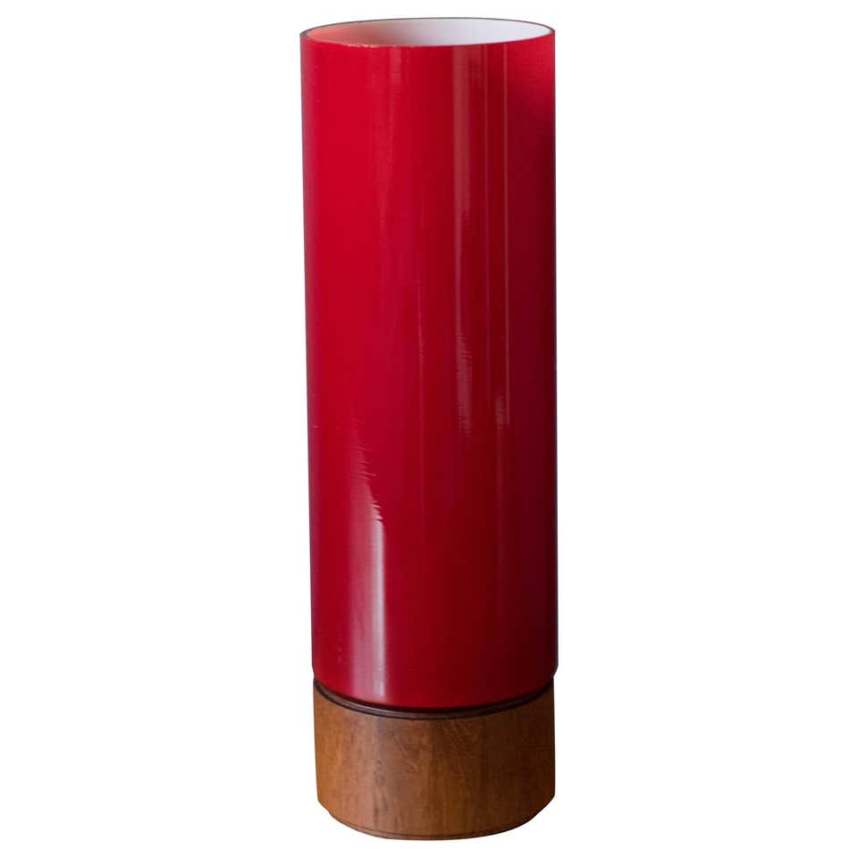 Woven Reed Cylinder Form Table Lamp at 1stDibs