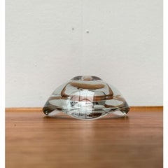 Vintage Scandinavian Reversible Glass Candleholder, 1970s