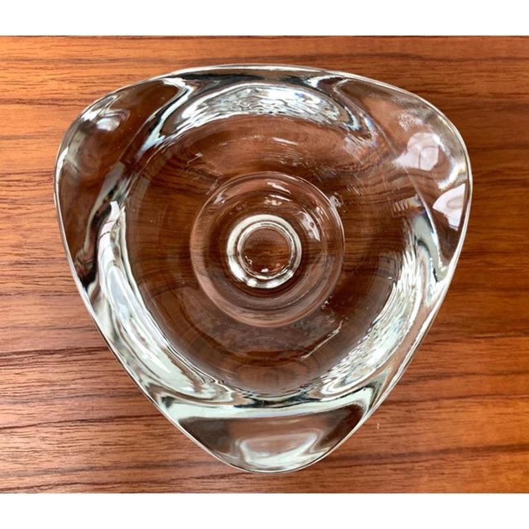 20ième siècle Chandelier scandinave réversible en verre, 1970 en vente