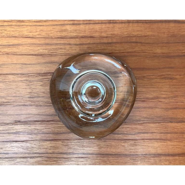 Chandelier scandinave réversible en verre, 1970 en vente 1