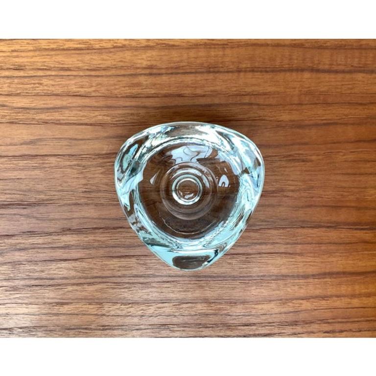 Chandelier scandinave réversible en verre, 1970 en vente 3