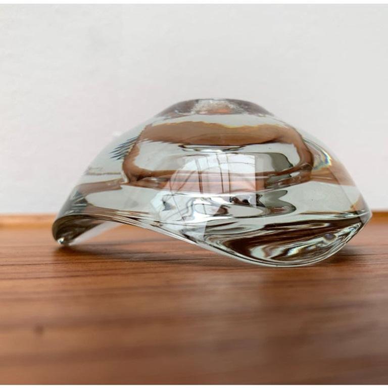 Chandelier scandinave réversible en verre, 1970 en vente 4