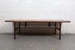 Vintage Scandinavian Rosewood Two-Tiered Cocktail Table