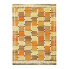 Alfombra escandinava vintage. Tamaño: 1,8 m x 1,8 m