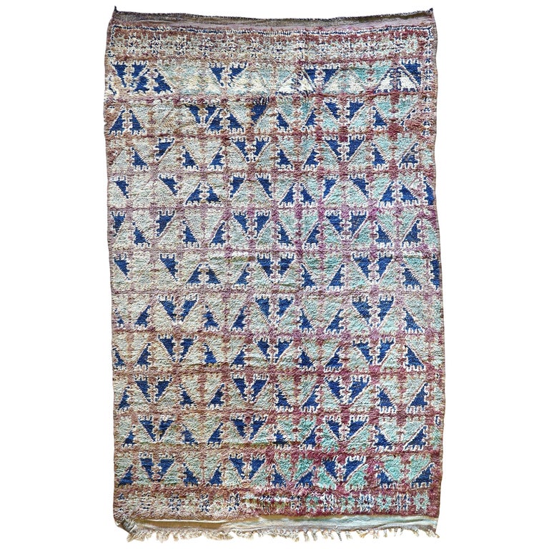 Vintage Scandinavian Rya Rug, circa Mid20th Century For Sale at 1stDibs