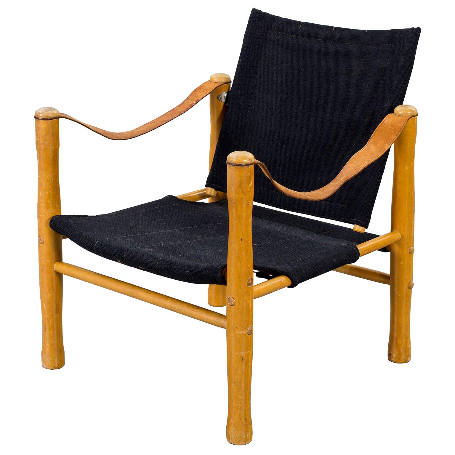 Vintage Scandinavian Safari Chair