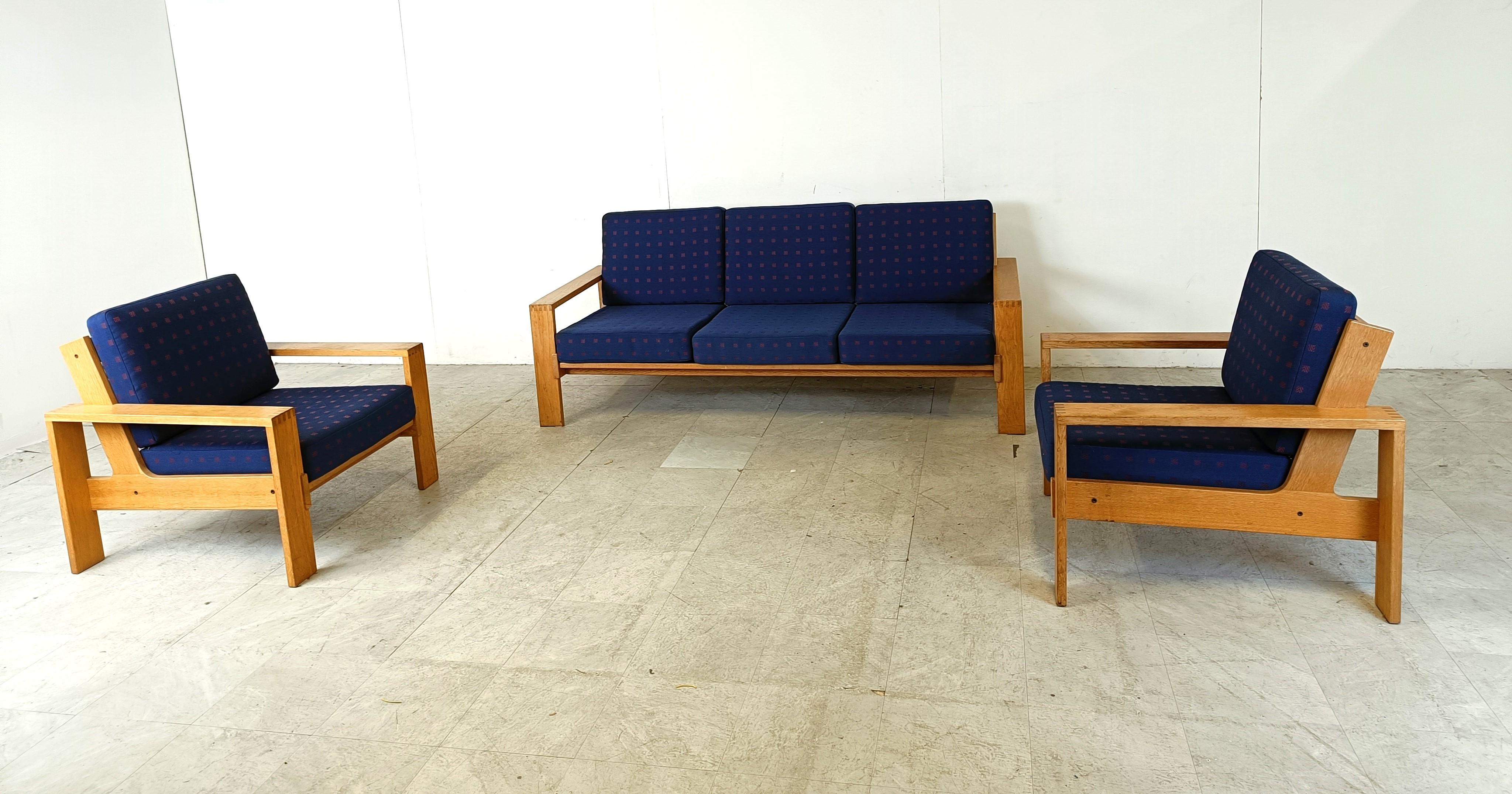 Vintage scandinavian sofa set, 1970s In Good Condition For Sale In HEVERLEE, BE