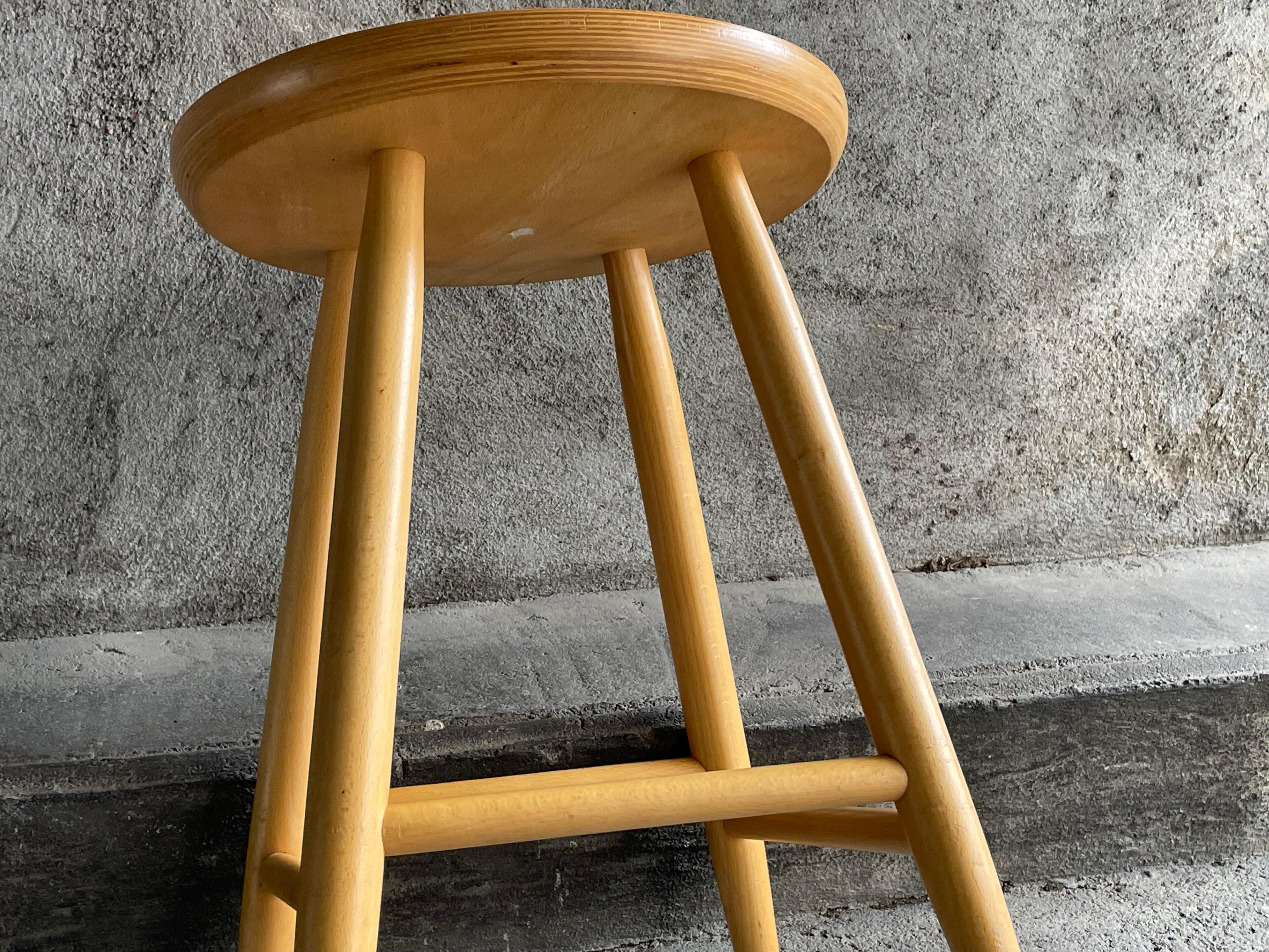 Vintage Scandinavian stool, 1960s 1