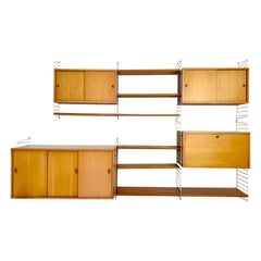 Vintage Scandinavian String Modular Wall Unit