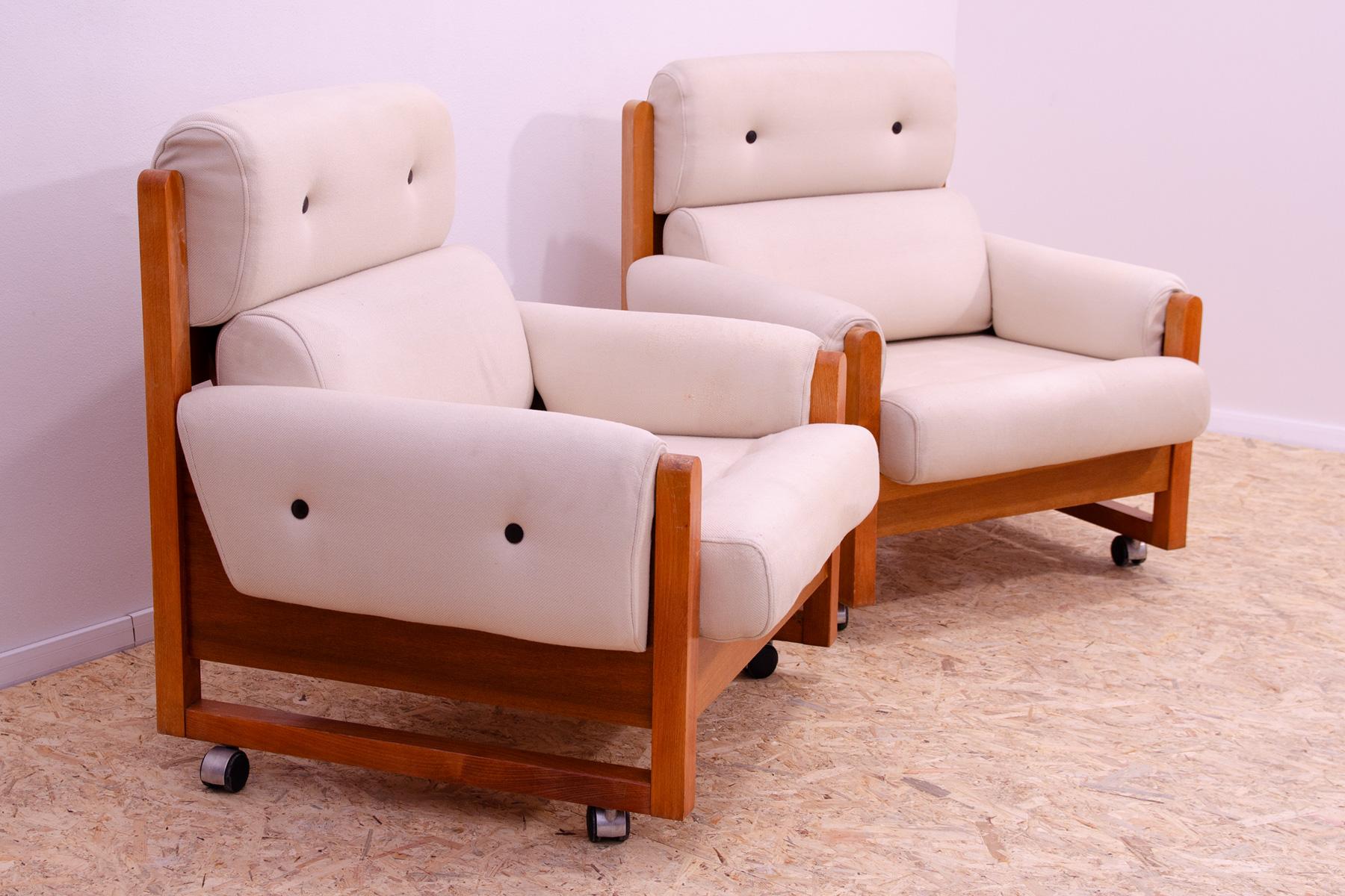 Scandinavian Modern Vintage Scandinavian style armchairs, 1970' For Sale