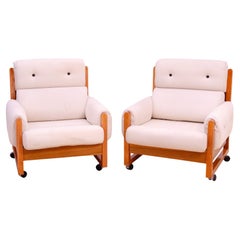 Retro Scandinavian style armchairs, 1970'