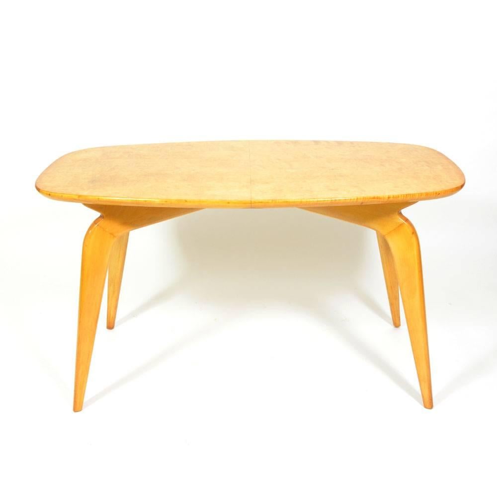 Coffee table designed in Scandinavian style, probably manufactured in Europe 1970s. After complete renovation of all surfaces. 

  