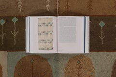 Vintage Scandinavian Folk Art a trama piatta con geometria lineare - Rug & Kilim