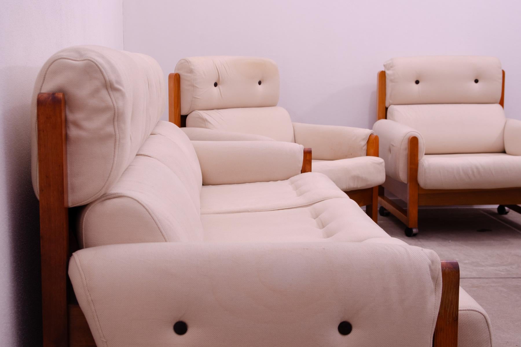 Vintage Scandinavian style living room set, 1970´s In Good Condition In Prague 8, CZ