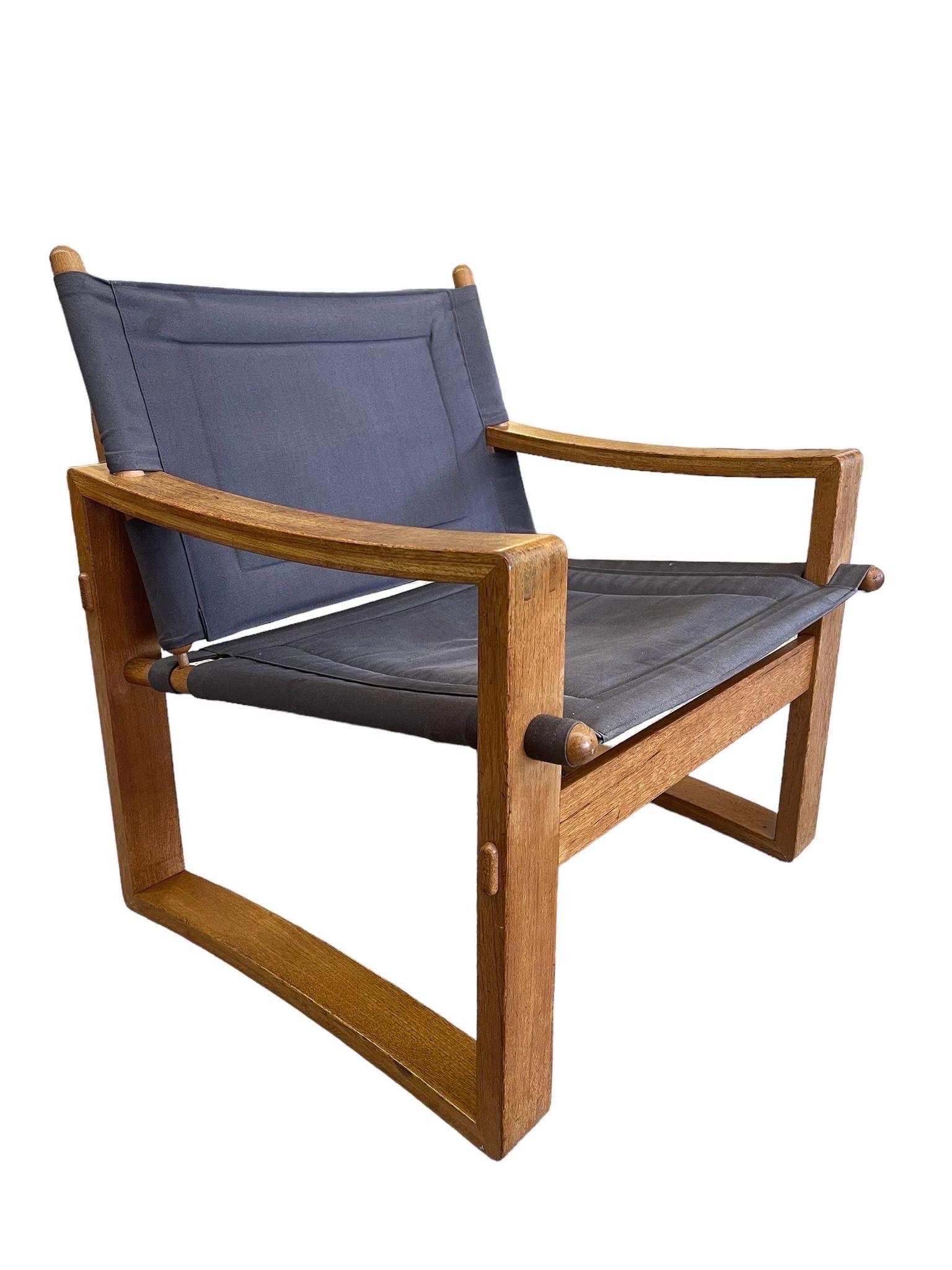 Mid-Century Modern Vintage Scandinavian Style Pair of Lounge Chairs by Bernstorffsminde Møbelfabrik For Sale