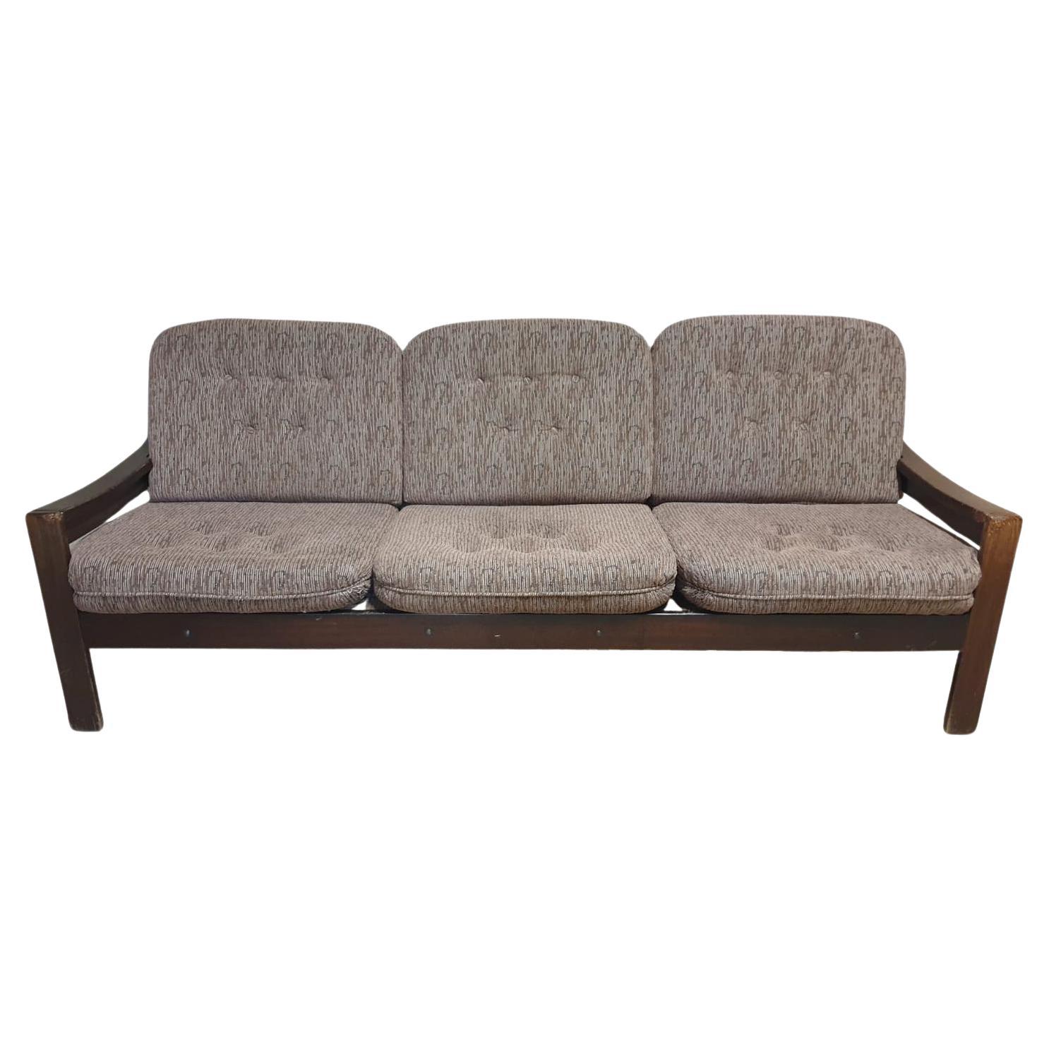 Vintage Scandinavian style three seater lounge sofa, 1980´s, set of 2 For Sale
