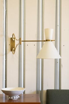 Vintage Scandinavian Swing Arm Sconce