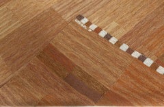 Vintage Scandinavian Tan Flatweave Carpet by Marianne Richter AB MMF
