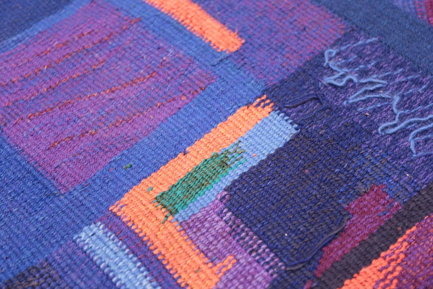 Wool Vintage Scandinavian Tapestry Rug by Eevahenna Aalto. 3' 5