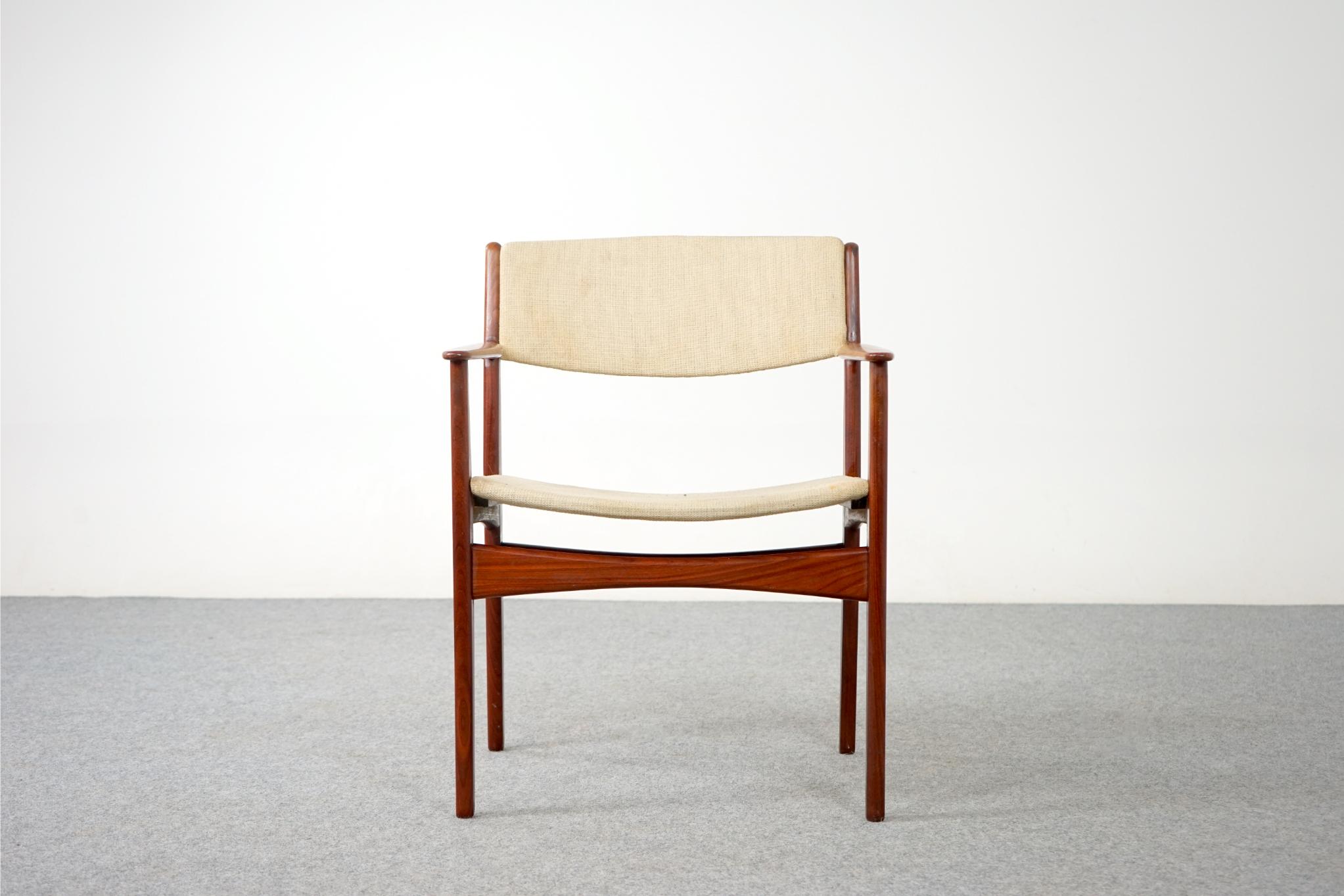 Scandinavian Modern Vintage Scandinavian Teak Arm Chair  For Sale