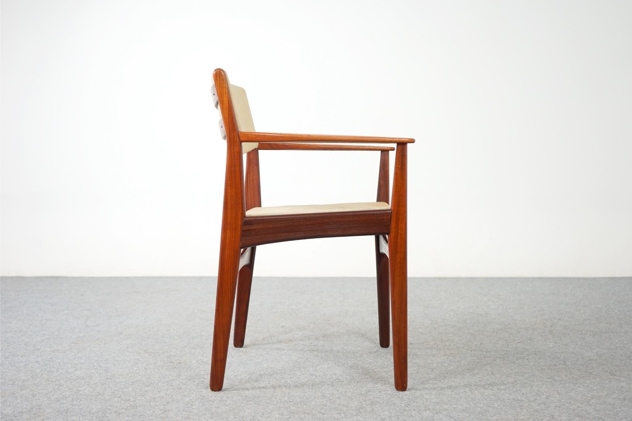 Mid-20th Century Vintage Scandinavian Teak Arm Chair  For Sale