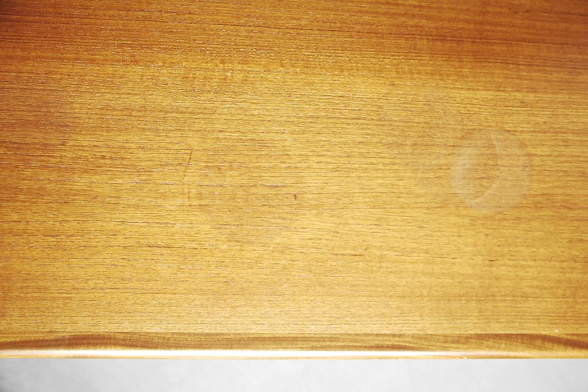 Vintage Scandinavian Teak Bookshelf Unit with Desk and Secretaire, 1960s For Sale 10