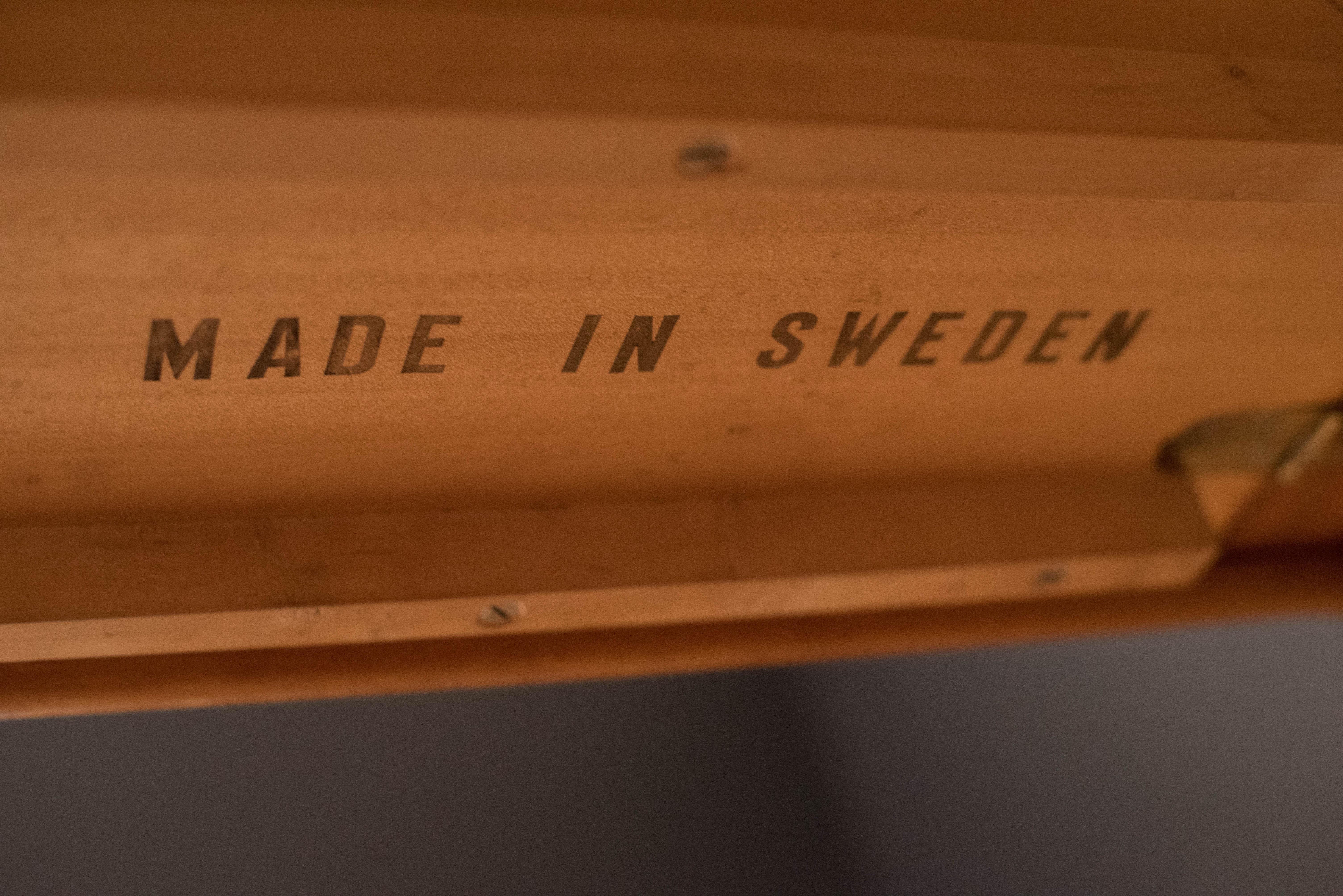 Vintage Scandinavian Teak Drop-Leaf Bar Cart by Yngve Ekström 3