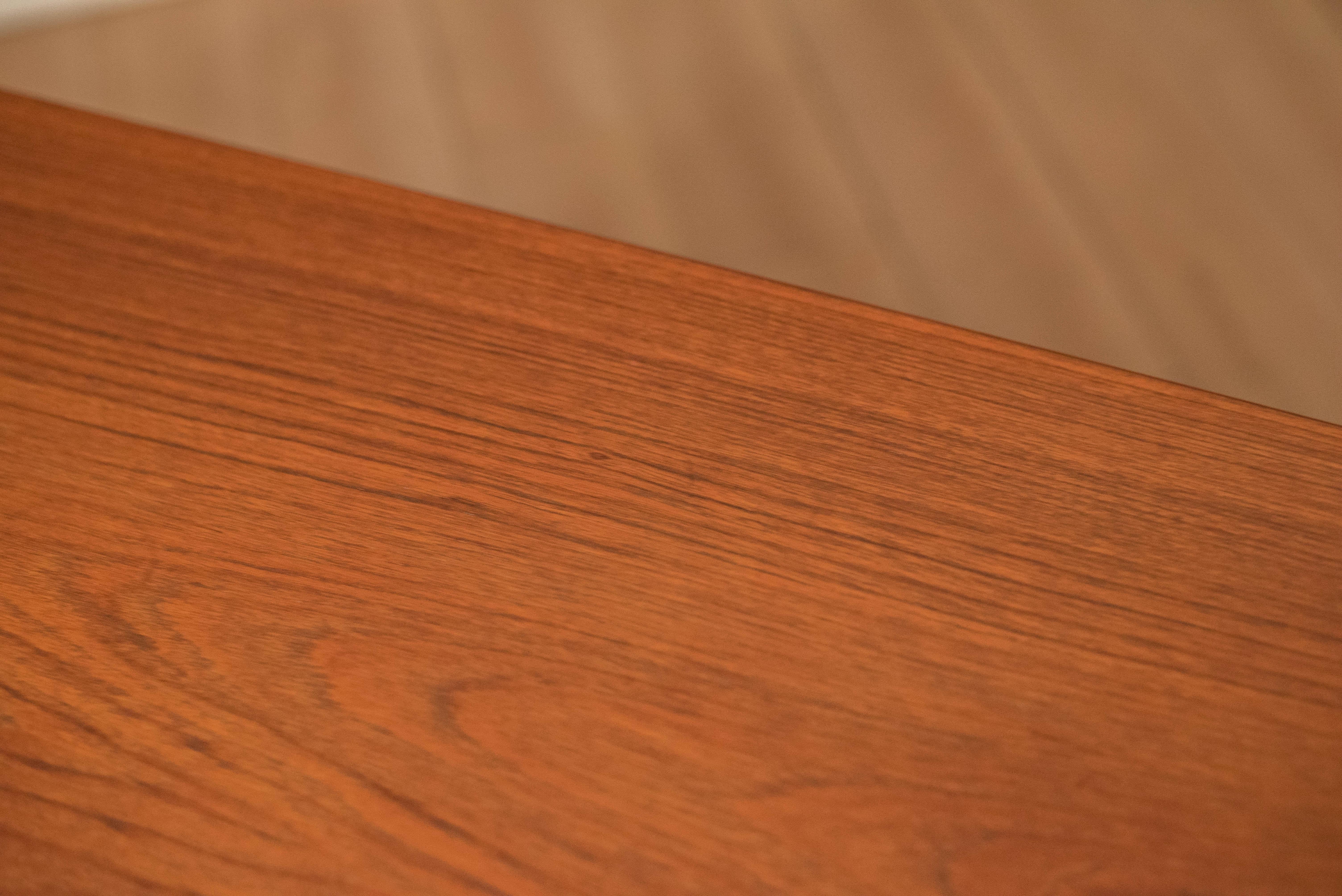 Vintage Scandinavian Teak Eight Drawer Double Dresser 5