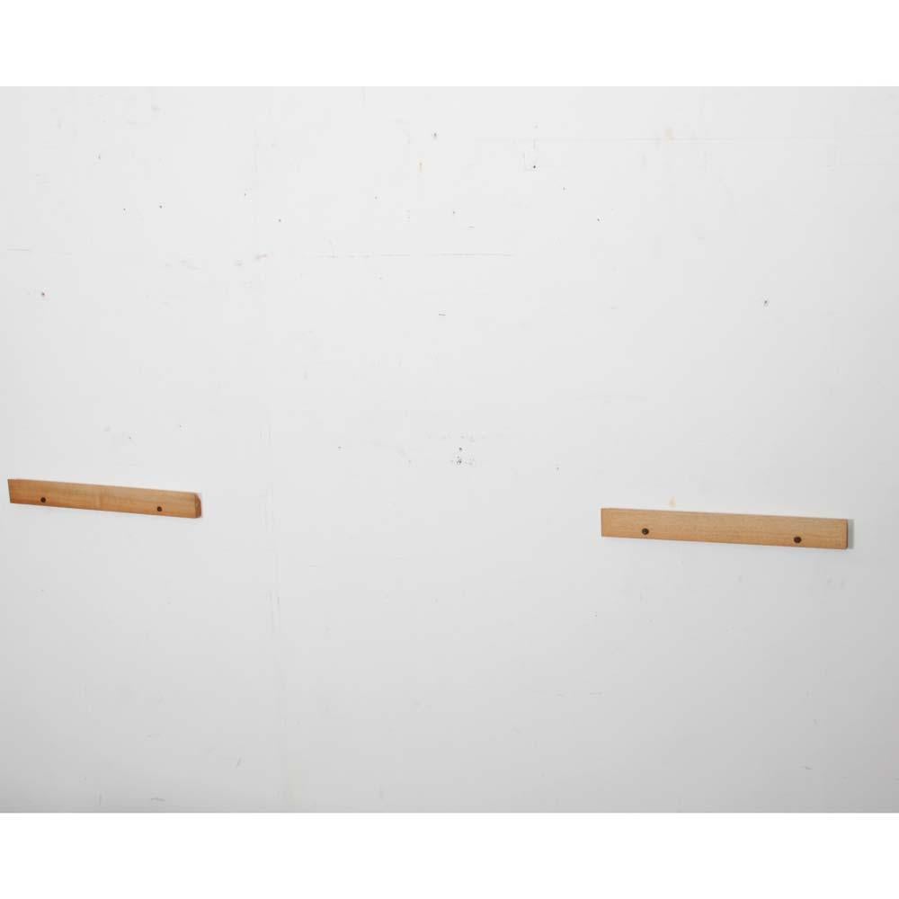 Vintage Scandinavian teak headboard from the 1960s in vendita 2