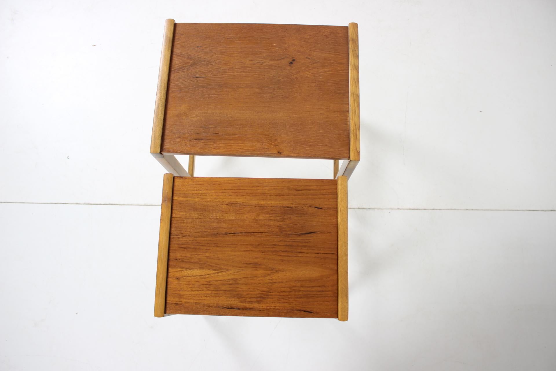 Danish Vintage Scandinavian Teak Nesting Tables, 1960's For Sale