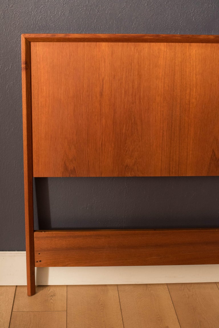 Vintage Scandinavian Teak Queen Headboard by Westnofa at 1stDibs teak