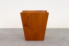 Vintage Scandinavian Teak Waste Basket