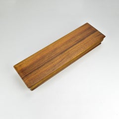 Vintage Scandinavian Wood Box Mid Century Modern, 1950s Desk Organizer