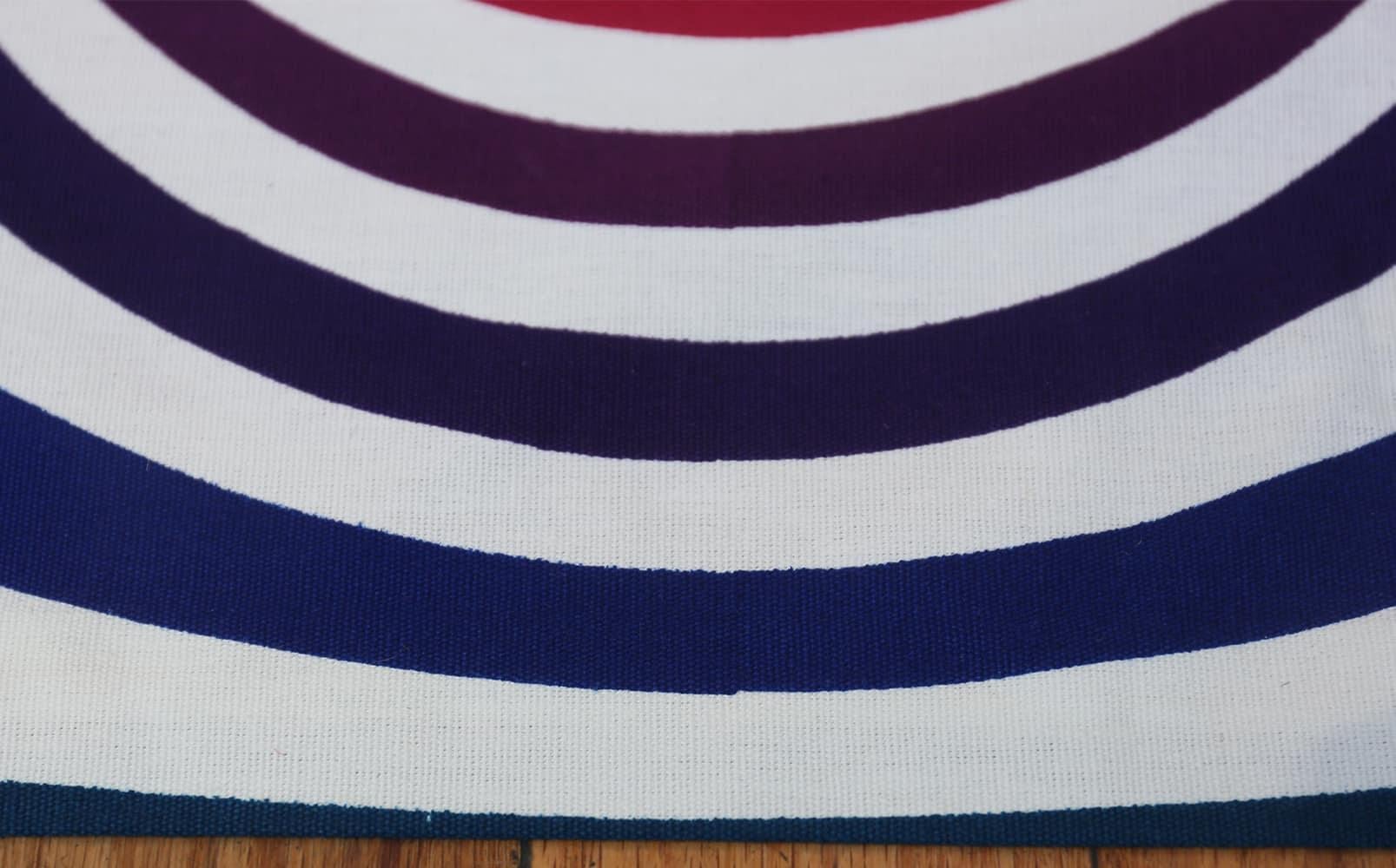 Mid-Century moderno Vintage Scandinavo Verner Panton Textile.7 ft 9 in x 7 ft 9 in in vendita