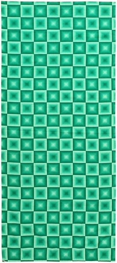 Vintage Scandinavian Verner Panton “Quadrat” Textile 3'10" x 8'8"