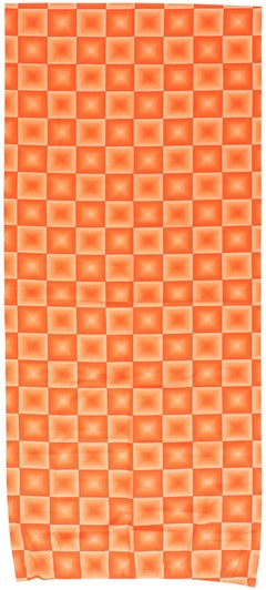 Textile scandinave Verner Panton Quadrat vintage 3'9" x 8'6"