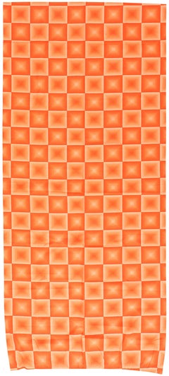 Vintage Scandinavian Verner Panton “Quadrat” Textile 3'9" x 8'6"